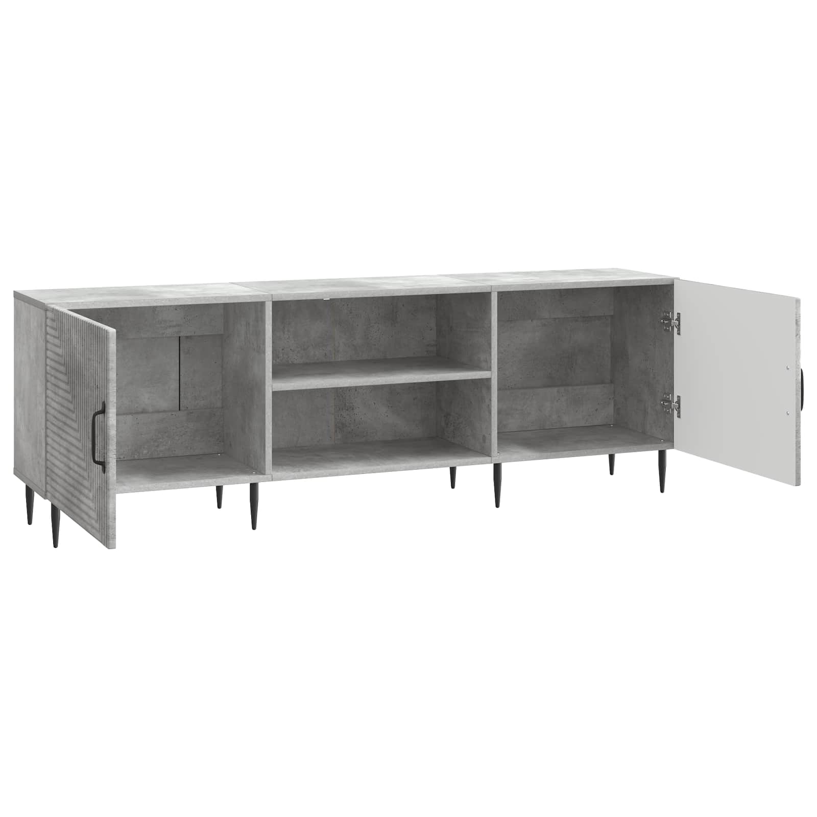Mobile TV Grigio Cemento 150 x 31 x 50 cm Legno ingegnerizzato | homemem39