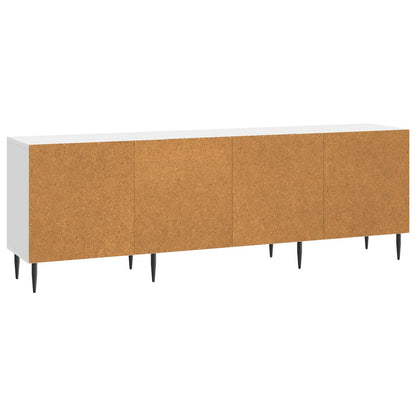 Mobile TV Bianco Lucido 150 x 31 x 50 cm Legno ingegnerizzato | homemem39