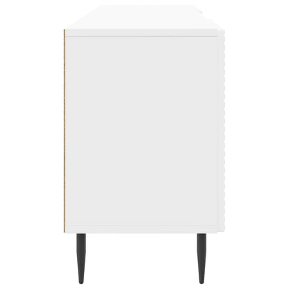 Mobile TV Bianco Lucido 150 x 31 x 50 cm Legno ingegnerizzato | homemem39
