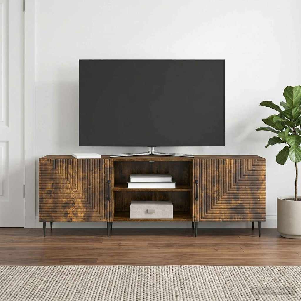Mobile TV Rovere Fumo 150 x 31 x 50 cm Legno ingegnerizzato