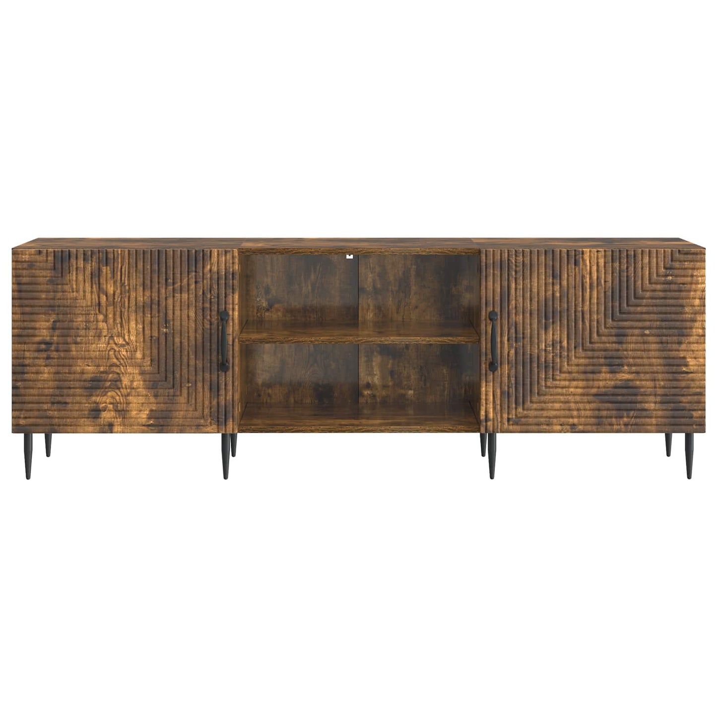 Mobile TV Rovere Fumo 150 x 31 x 50 cm Legno ingegnerizzato