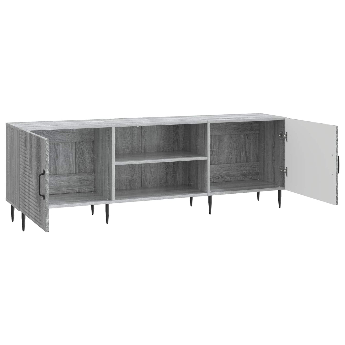 Mobile TV Grigio Sonoma 150 x 31 x 50 cm Legno ingegnerizzato | homemem39