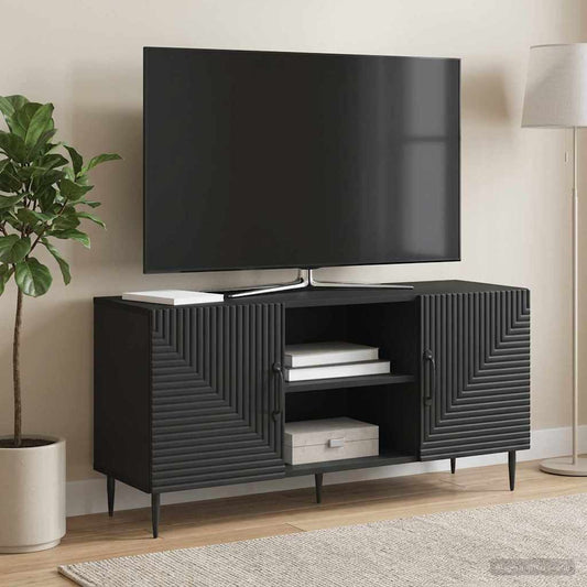 Mobile TV Nero 102 x 34,5 x 50 cm Legno ingegnerizzato
