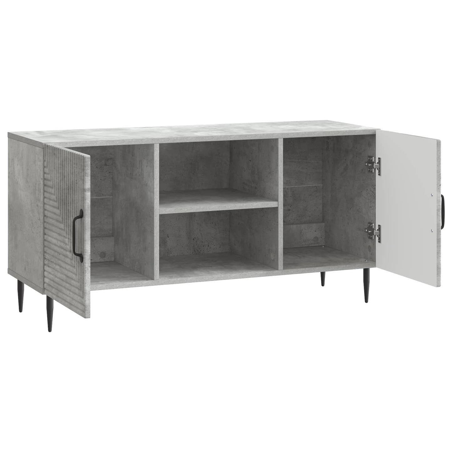 Mobile TV Grigio Cemento 102 x 34,5 x 50 cm | homemem39