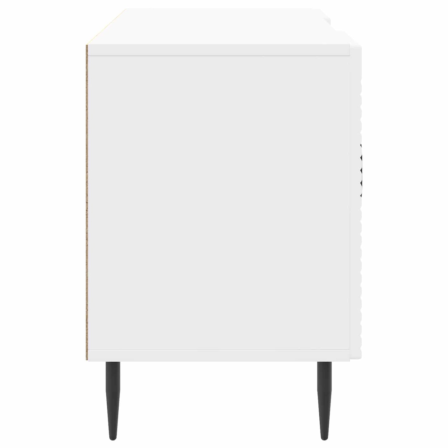 Mobile TV Bianco Lucido 102 x 34,5 x 50 cm Legno ingegnerizzato | homemem39