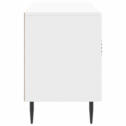 Mobile TV Bianco Lucido 102 x 34,5 x 50 cm Legno ingegnerizzato | homemem39