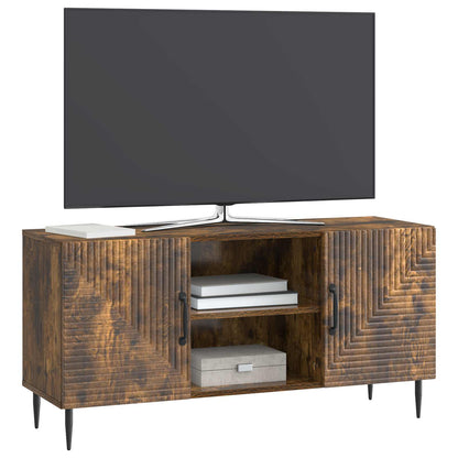 Mobile TV Rovere Fumo 102 x 34,5 x 50 cm Legno ingegnerizzato