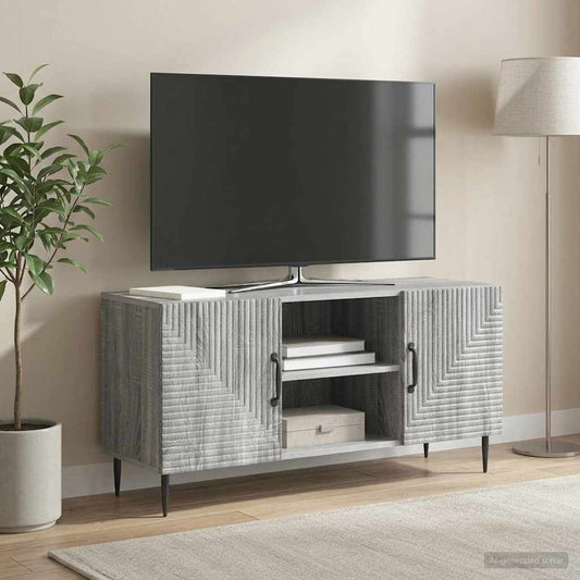 Mobile TV Grigio Sonoma 102 x 34,5 x 50 cm Legno ingegnerizzato
