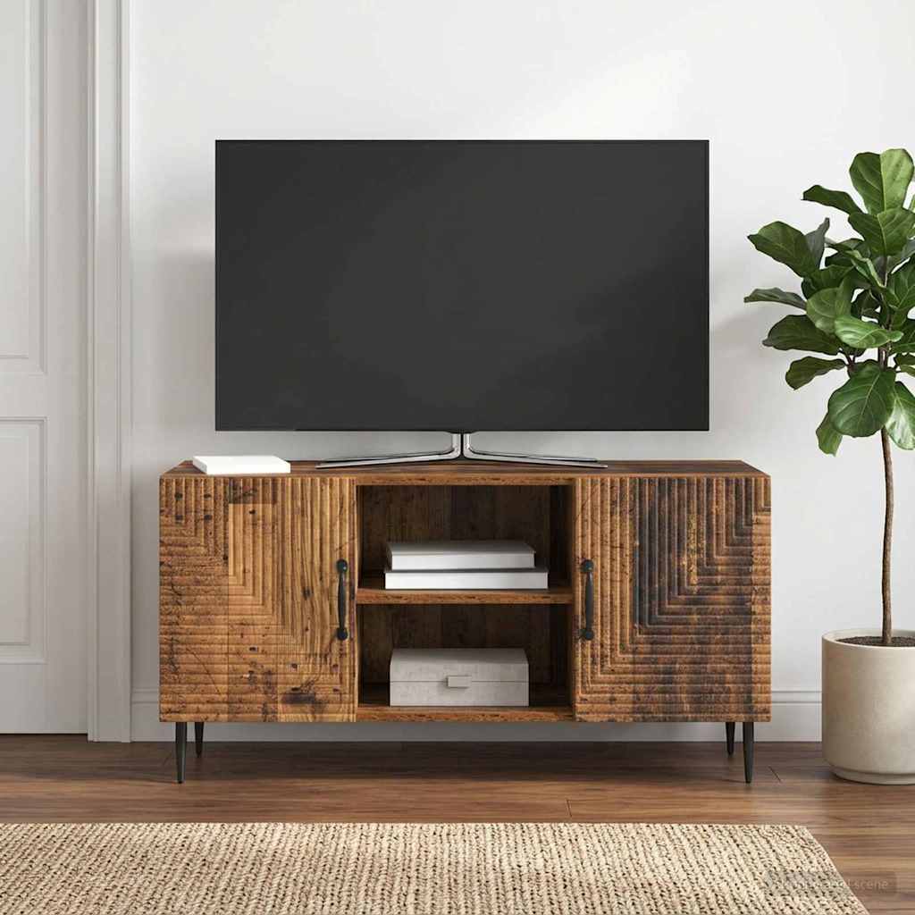 Mobile TV Legno antico 102 x 34,5 x 50 cm Legno ingegnerizzato