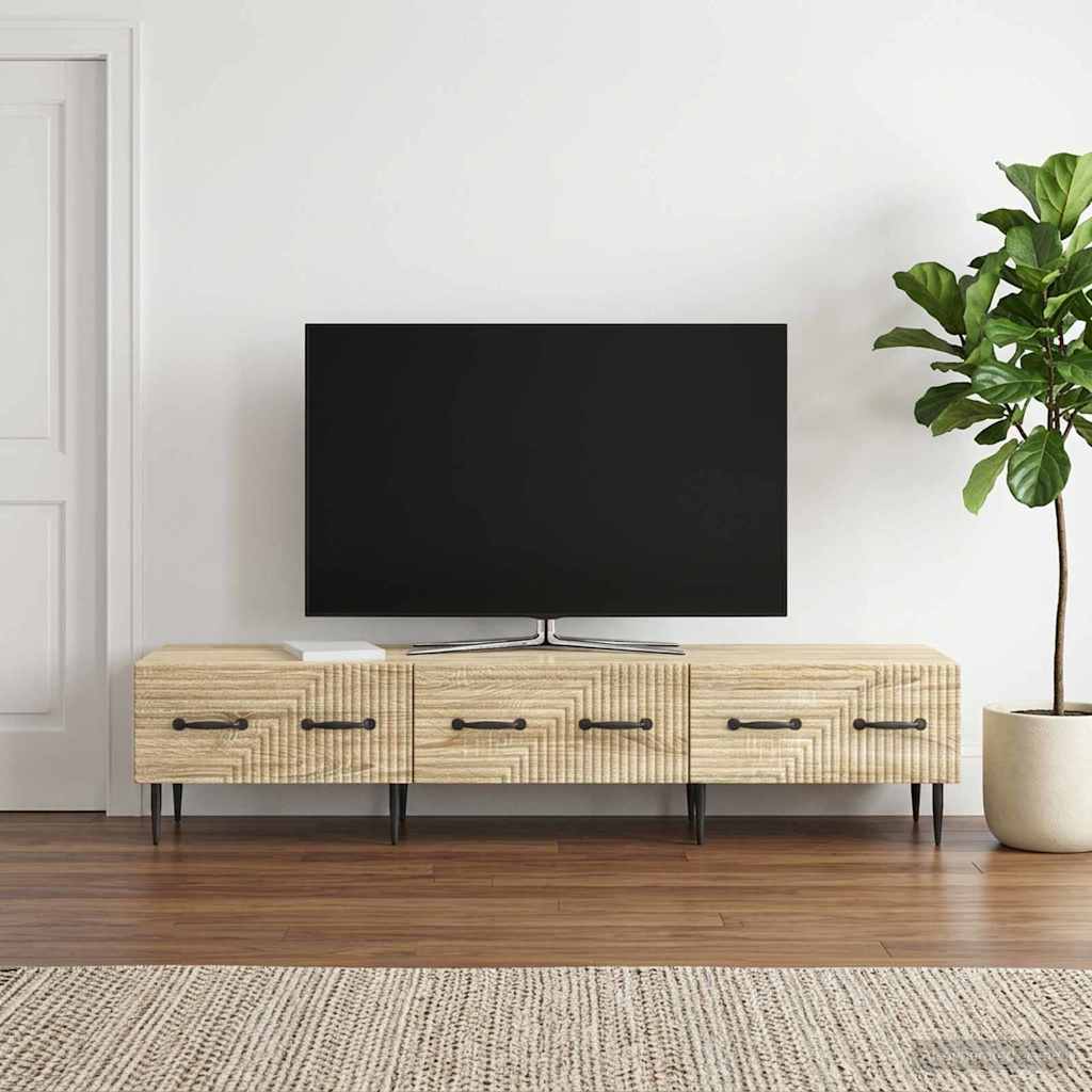 Mobile TV Rovere Sonoma 147 x 34,5 x 30 cm Legno ingegnerizzato