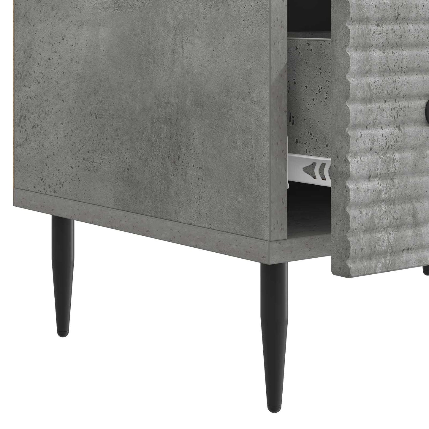 Mobile TV con cassetto Grigio Cemento 147 x 34,5 x 30 cm | homemem39