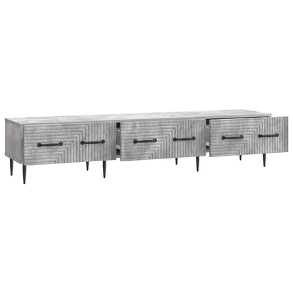 Mobile TV con cassetto Grigio Cemento 147 x 34,5 x 30 cm | homemem39