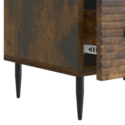 Mobile TV Rovere Fumo 147 x 34,5 x 30 cm Legno ingegnerizzato | homemem39