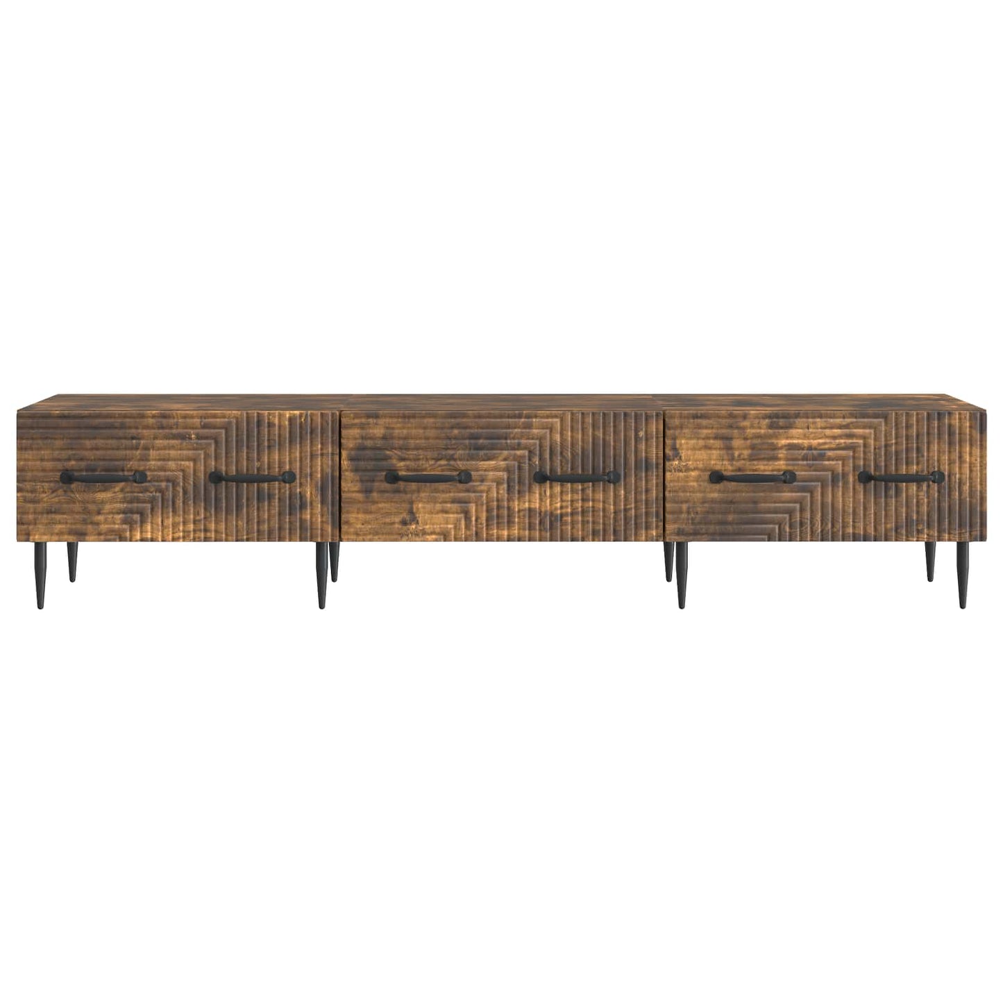 Mobile TV Rovere Fumo 147 x 34,5 x 30 cm Legno ingegnerizzato | homemem39