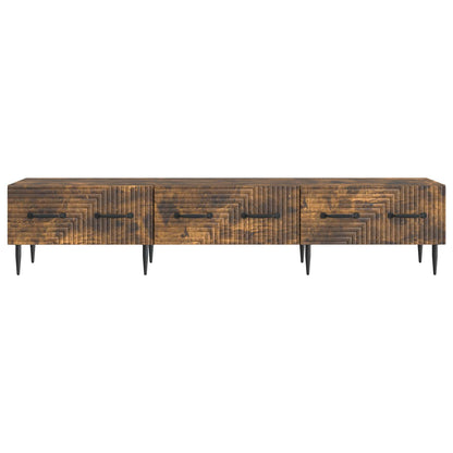 Mobile TV Rovere Fumo 147 x 34,5 x 30 cm Legno ingegnerizzato | homemem39