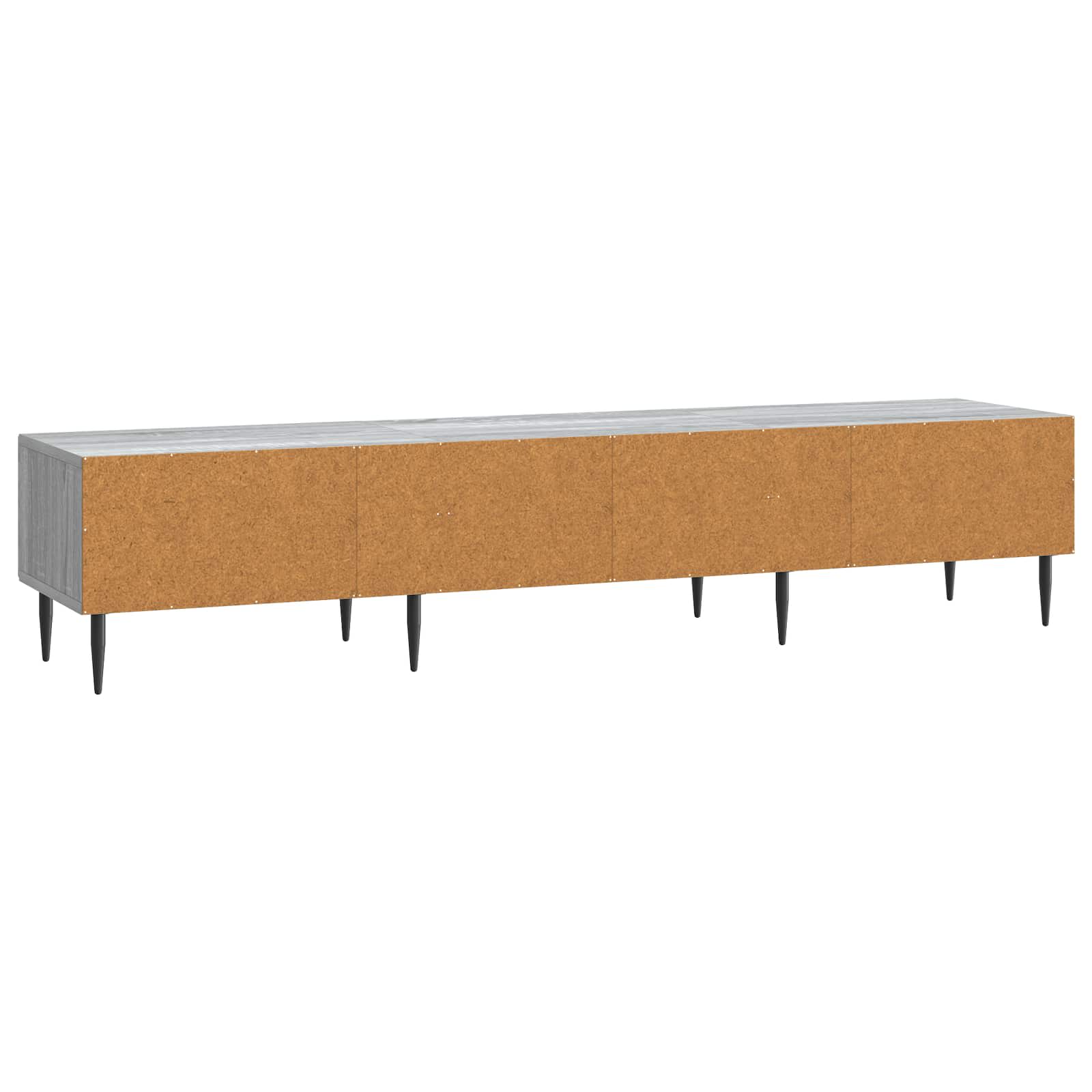 Mobile TV Grigio Sonoma 147 x 34,5 x 30 cm Legno ingegnerizzato | homemem39
