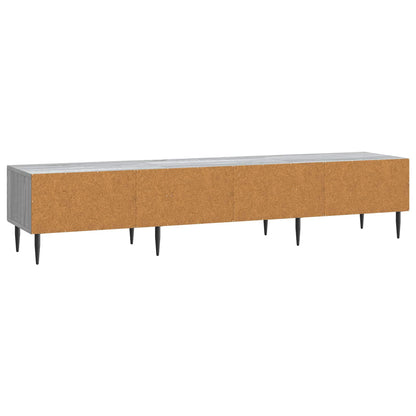 Mobile TV Grigio Sonoma 147 x 34,5 x 30 cm Legno ingegnerizzato | homemem39