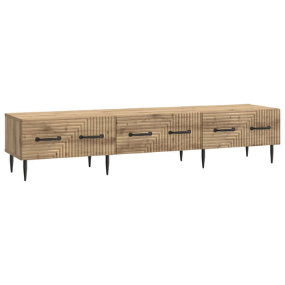 Mobile TV con cassetto Rovere Artigianale 147 x 34,5 x 30 cm