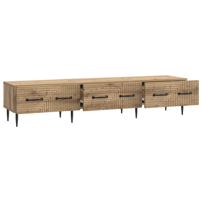 Mobile TV con cassetto Rovere Artigianale 147 x 34,5 x 30 cm | homemem39