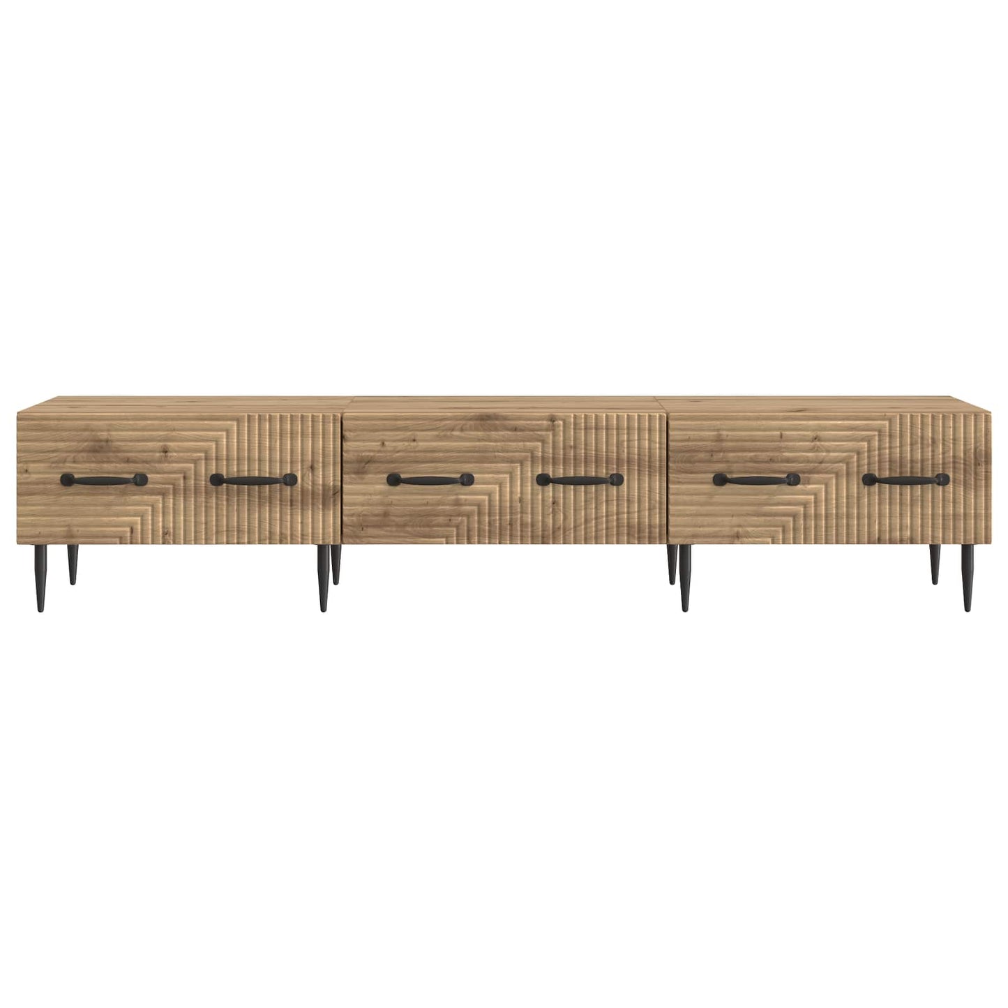 Mobile TV con cassetto Rovere Artigianale 147 x 34,5 x 30 cm | homemem39
