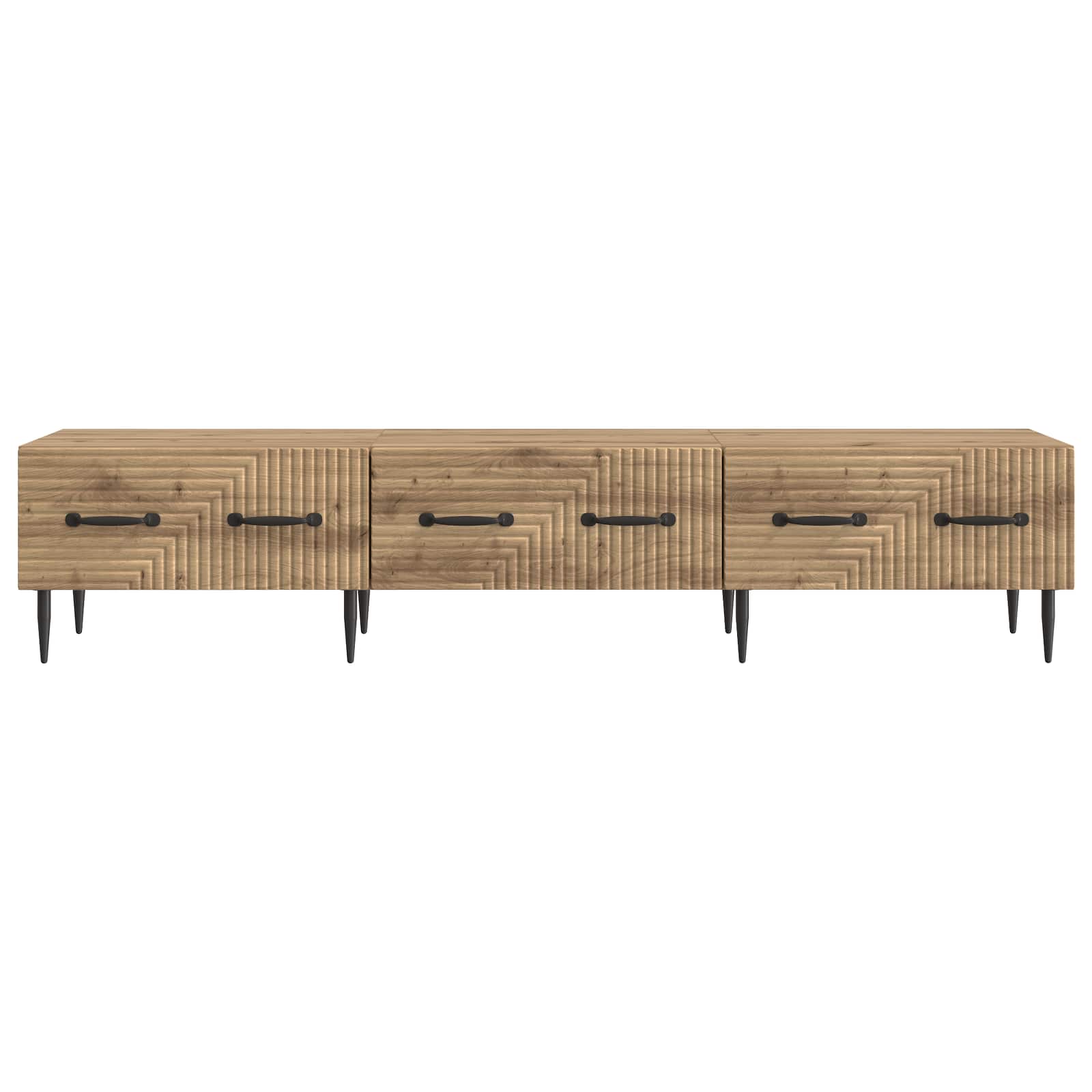 Mobile TV con cassetto Rovere Artigianale 147 x 34,5 x 30 cm | homemem39