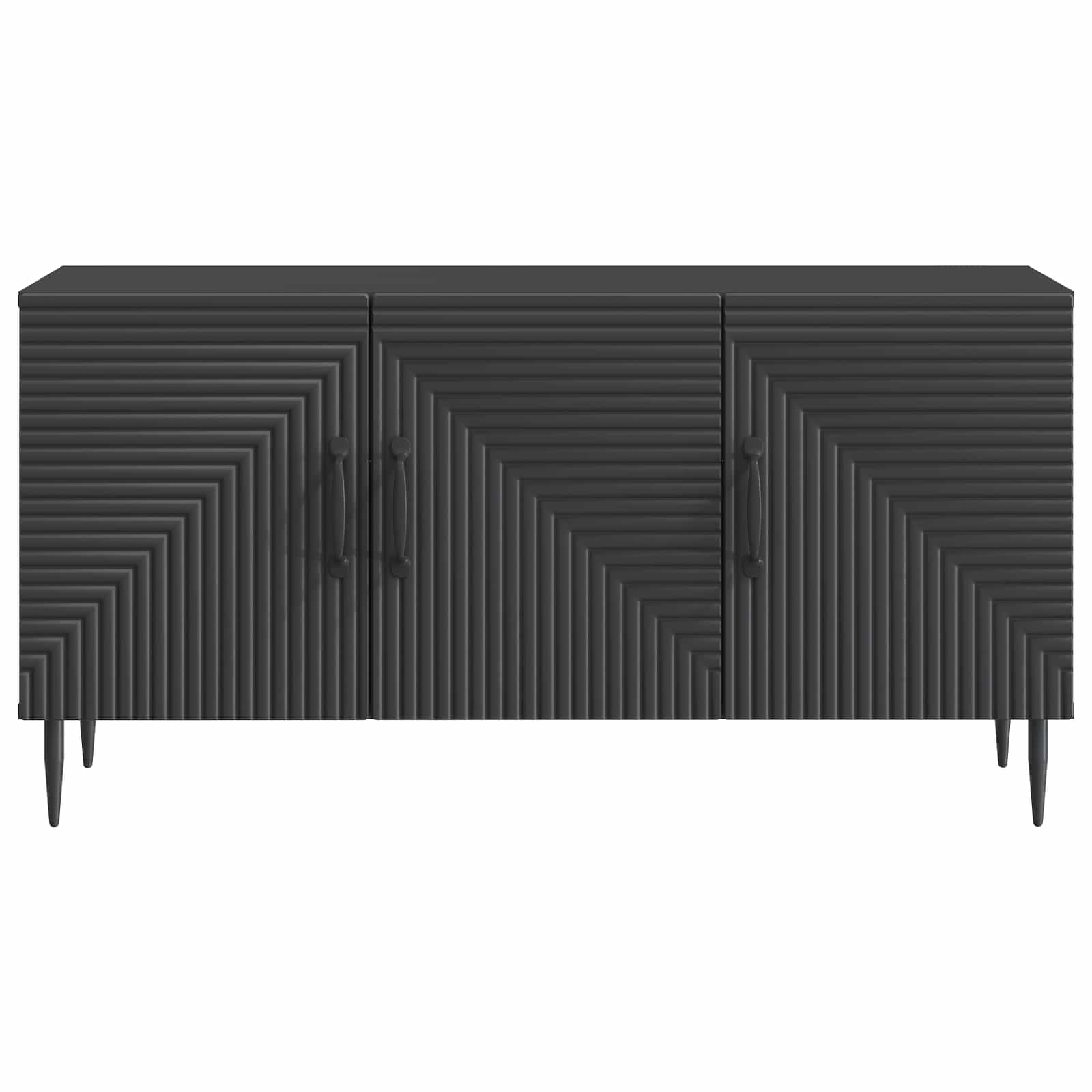 Mobile TV Nero 99 x 34,5 x 50 cm Legno ingegnerizzato | homemem39