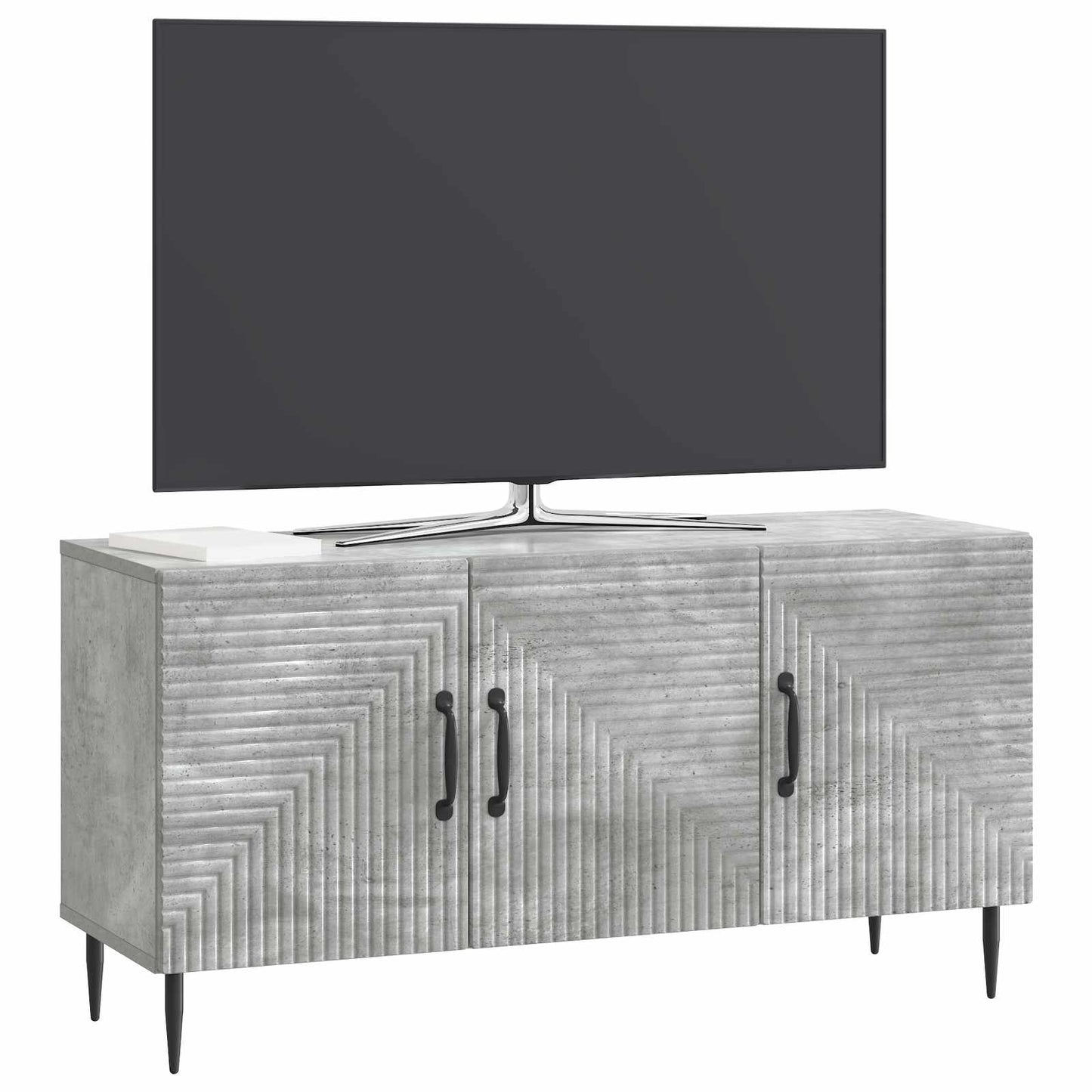 Mobile TV Grigio Cemento 99 x 34,5 x 50 cm Legno ingegnerizzato