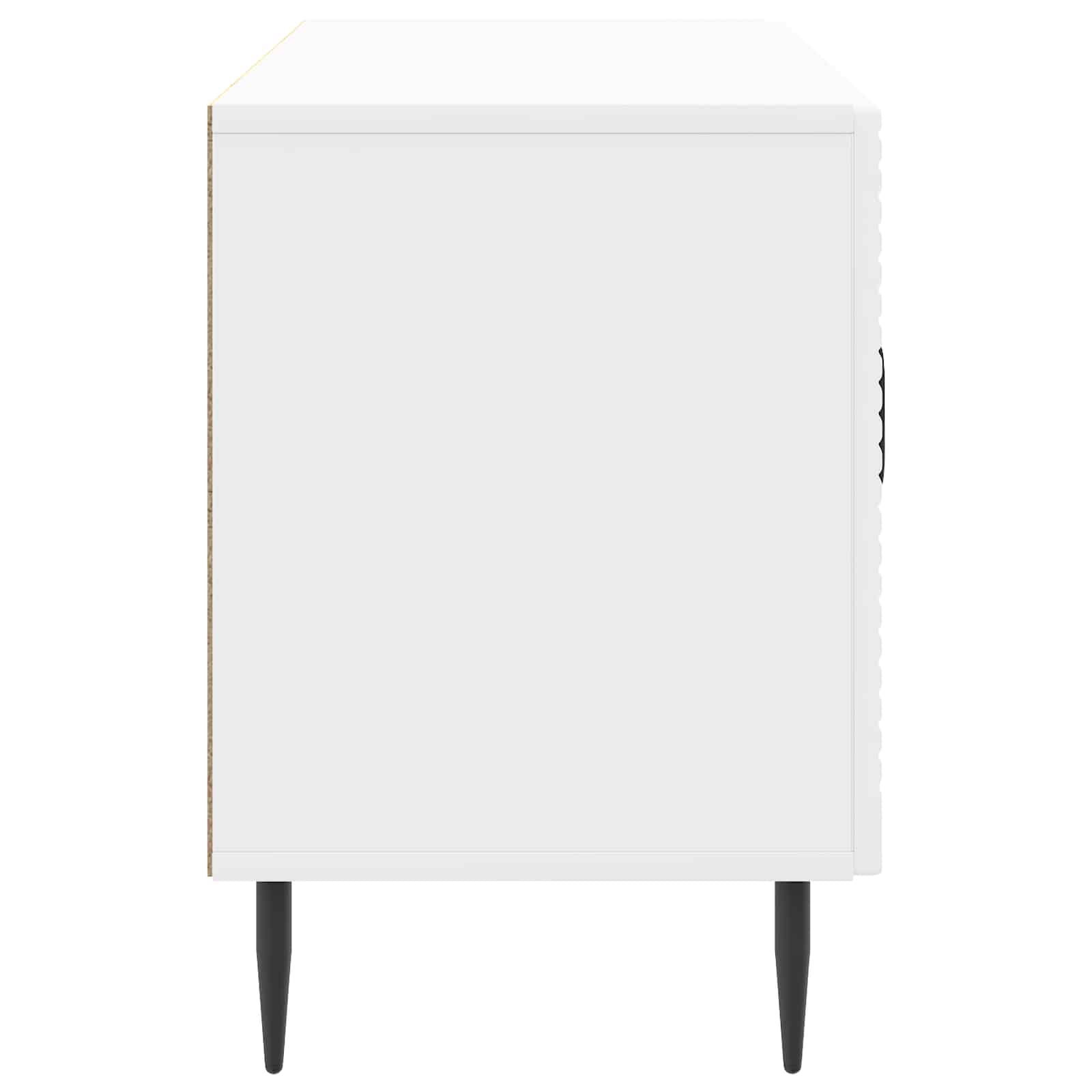 Mobile TV Bianco Lucido 99 x 34,5 x 50 cm Legno ingegnerizzato | homemem39