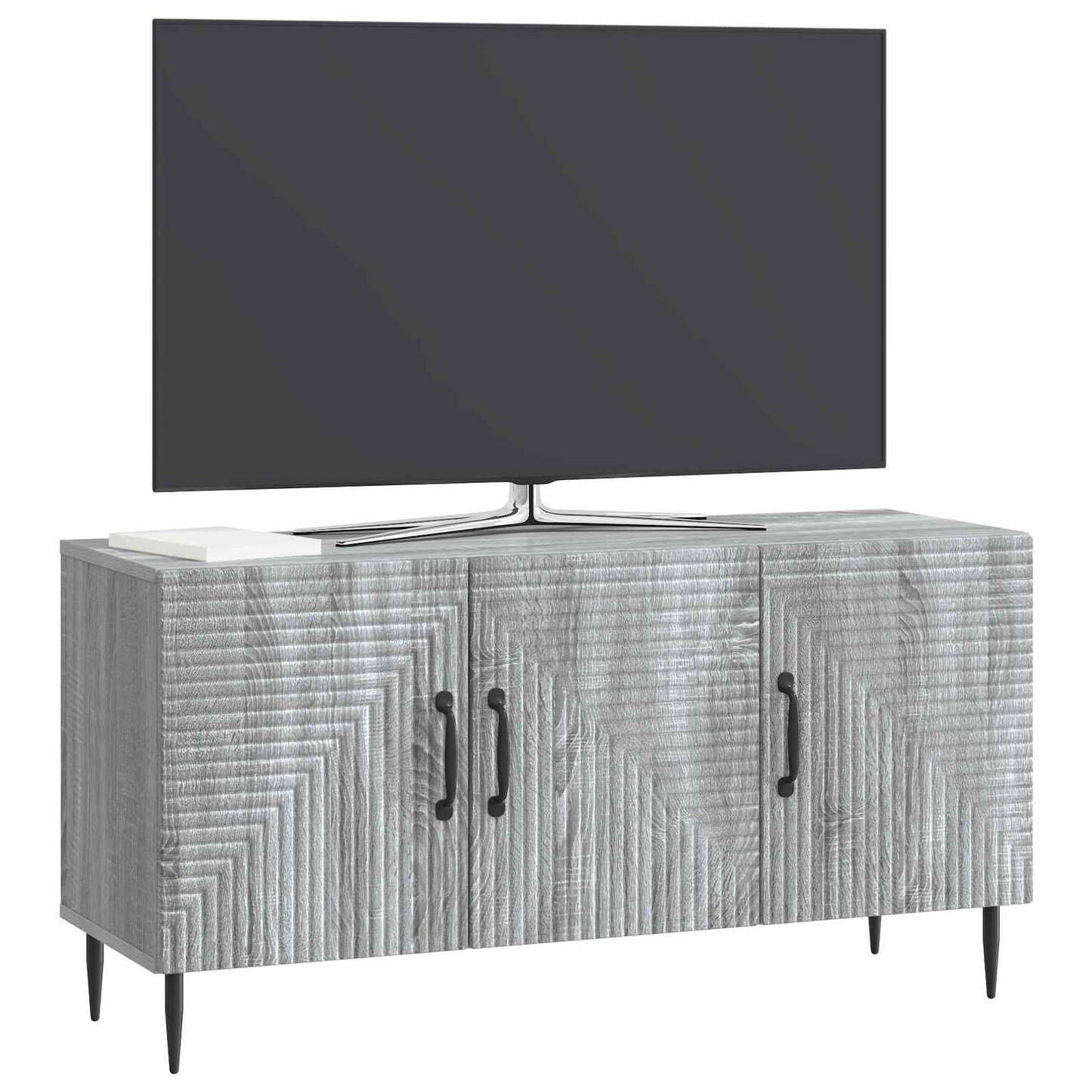 Mobile TV Grigio Sonoma 99 x 34,5 x 50 cm Legno ingegnerizzato | homemem39