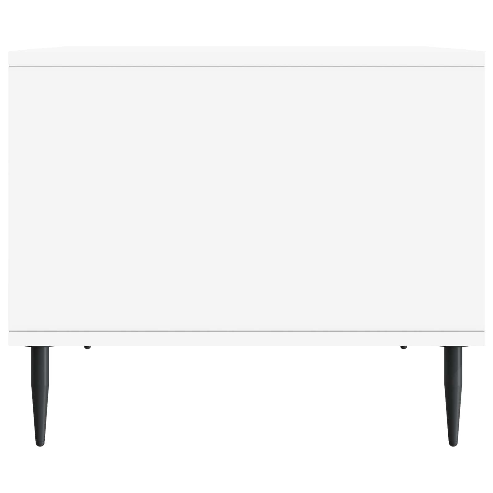 Tavolino da salotto Bianco 90 x 50 x 40 cm Legno ingegnerizzato | homemem39