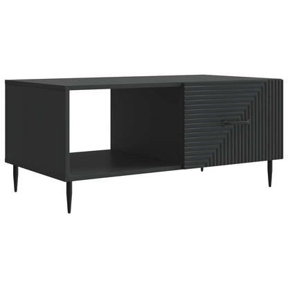 Tavolino da salotto Nero 90 x 50 x 40 cm Legno ingegnerizzato | homemem39