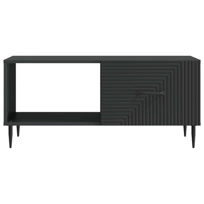 Tavolino da salotto Nero 90 x 50 x 40 cm Legno ingegnerizzato | homemem39