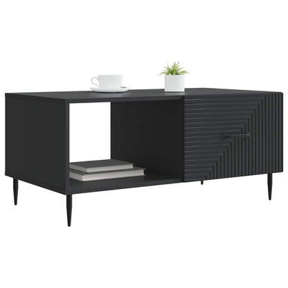 Tavolino da salotto Nero 90 x 50 x 40 cm Legno ingegnerizzato | homemem39