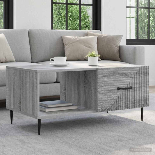 Tavolino da salotto Grigio Sonoma 90 x 50 x 40 cm