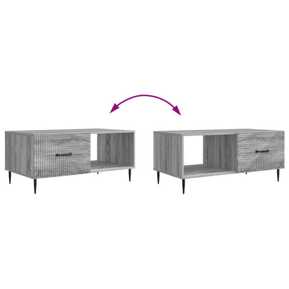 Tavolino da salotto Grigio Sonoma 90 x 50 x 40 cm | homemem39