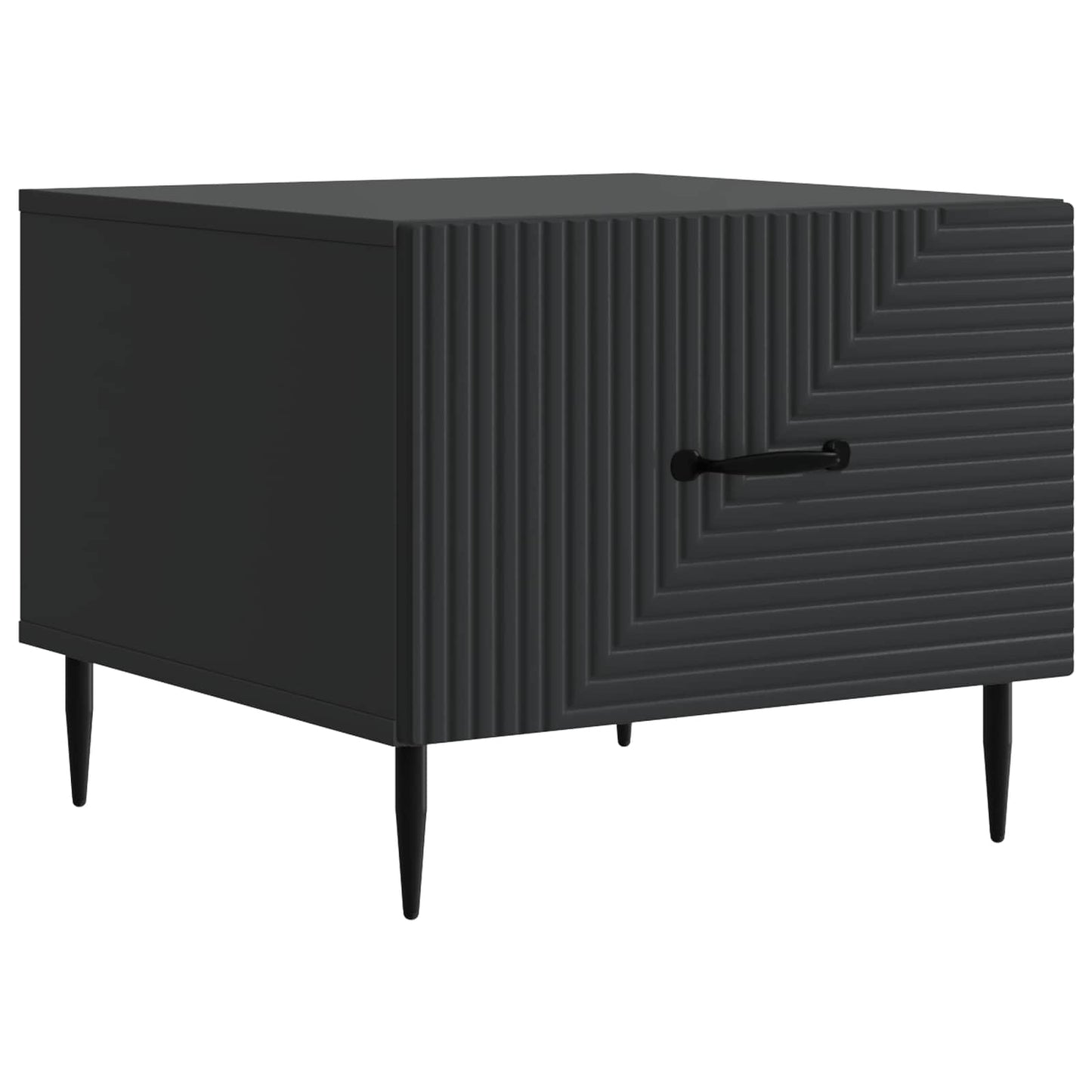 Tavolino da salotto Nero 49 x 50 x 40 cm Legno ingegnerizzato | homemem39