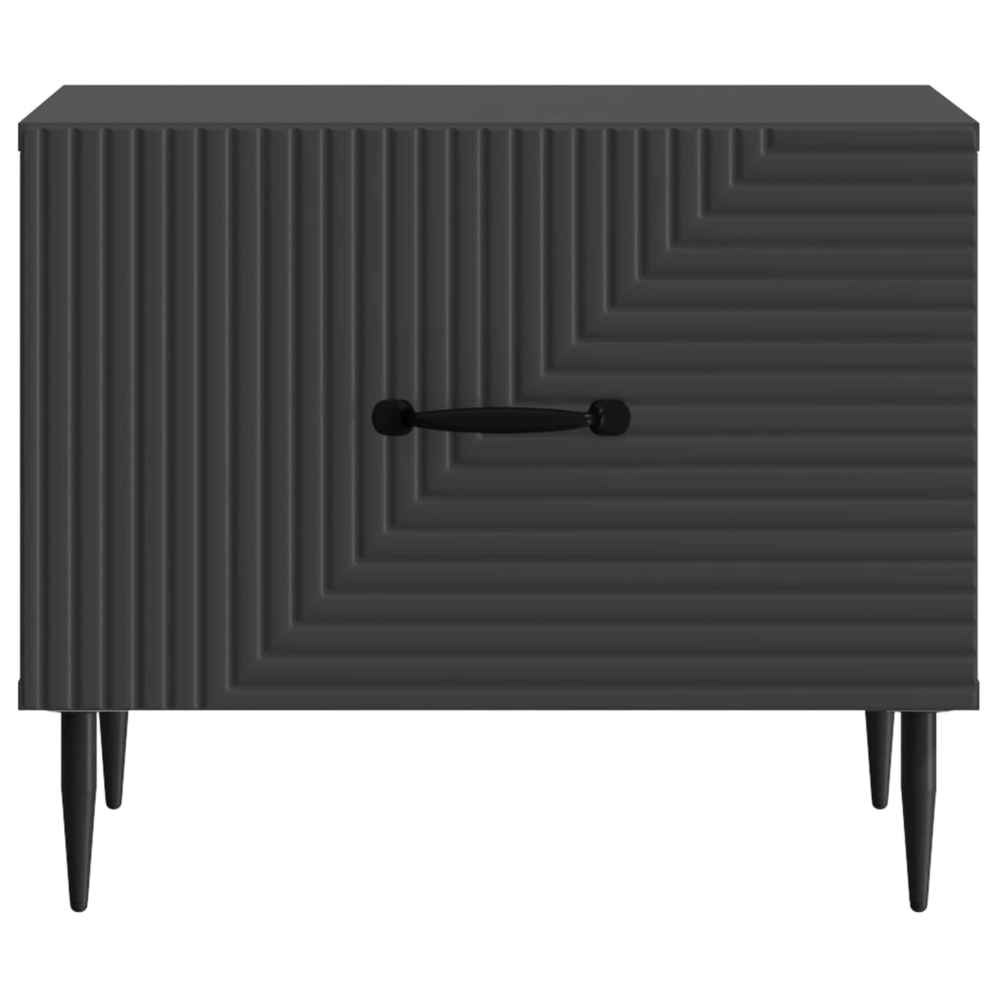 Tavolino da salotto Nero 49 x 50 x 40 cm Legno ingegnerizzato | homemem39