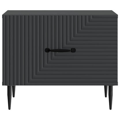 Tavolino da salotto Nero 49 x 50 x 40 cm Legno ingegnerizzato | homemem39