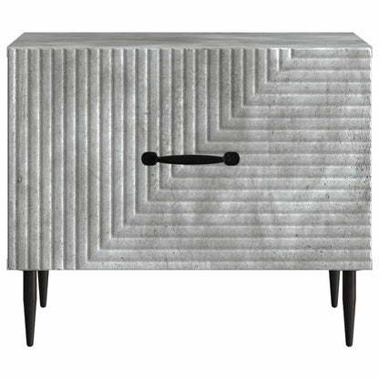 Tavolino da salotto con cassetto Grigio Cemento 49 x 50 x 40 cm | homemem39