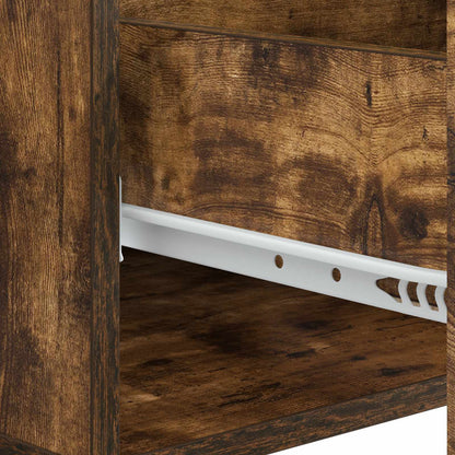 Tavolino da salotto con cassetto Rovere Fumo 49 x 50 x 40 cm | homemem39