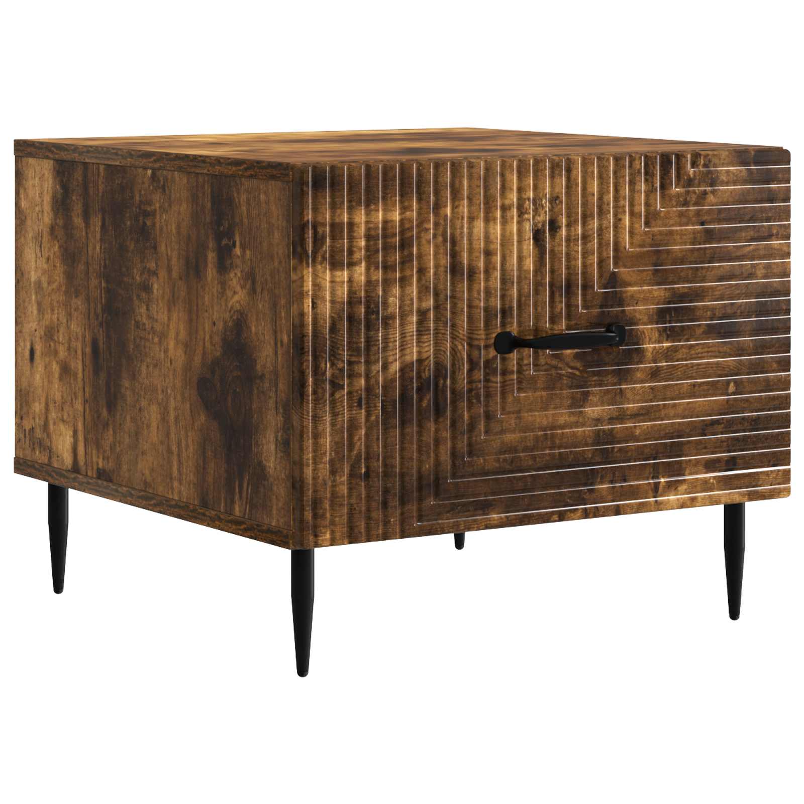 Tavolino da salotto con cassetto Rovere Fumo 49 x 50 x 40 cm | homemem39