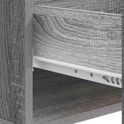 Tavolino da salotto con cassetto Grigio Sonoma 49 x 50 x 40 cm | homemem39