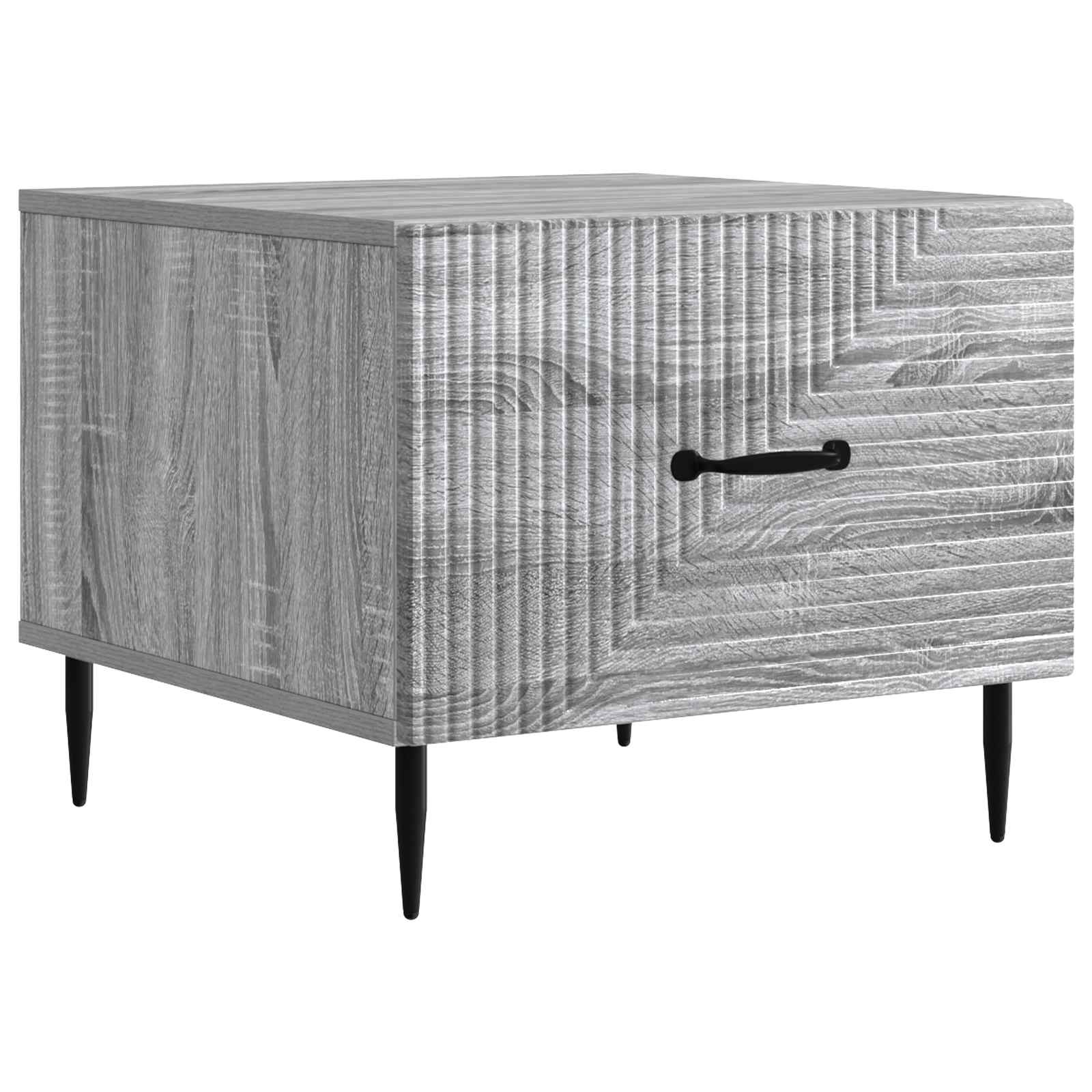 Tavolino da salotto con cassetto Grigio Sonoma 49 x 50 x 40 cm | homemem39