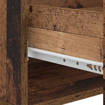 Tavolino da salotto con cassetto Legno antico 49 x 50 x 40 cm | homemem39