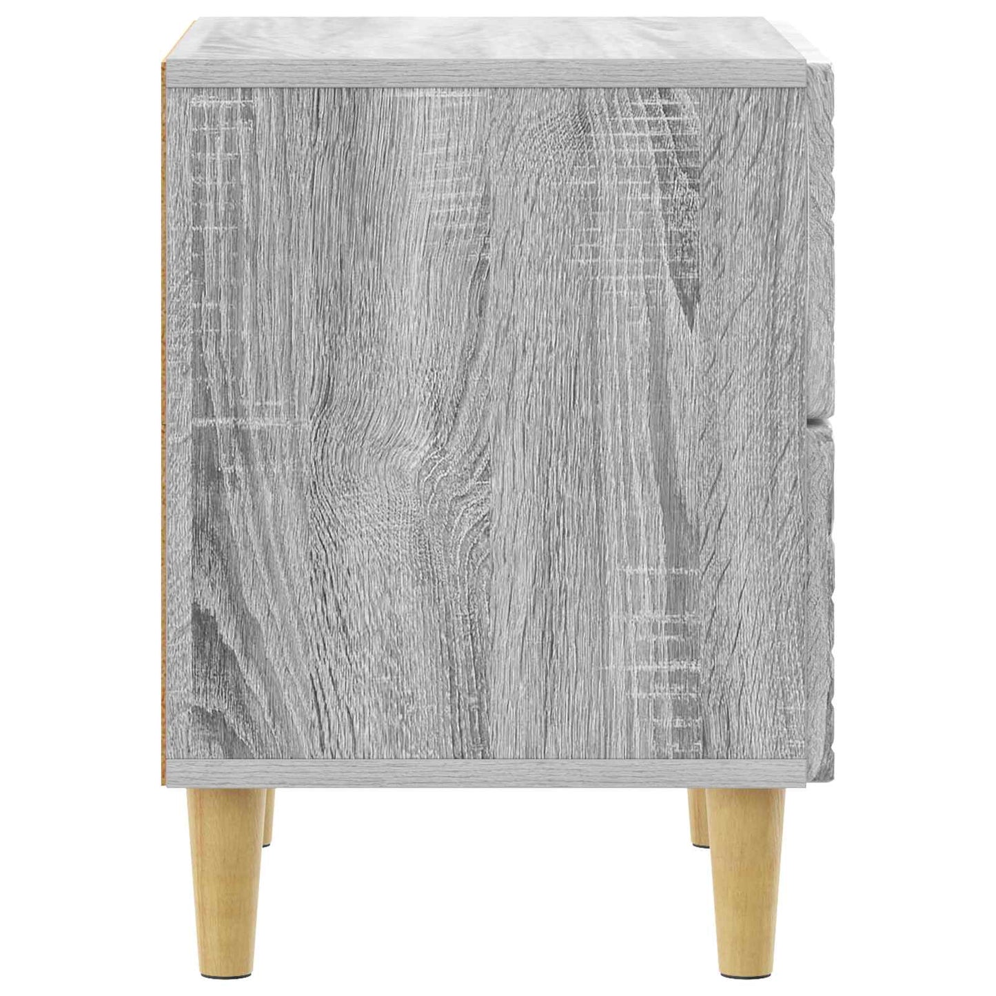 Comodino Sonoma grigio 62 x 34,5 x 48 cm Legno ingegnerizzato | homemem39