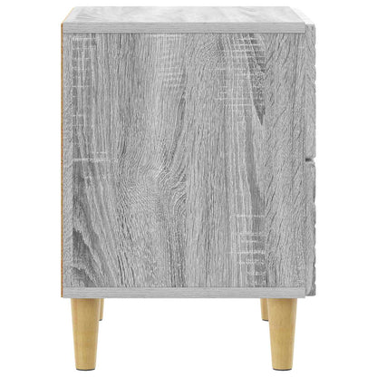 Comodino Sonoma grigio 62 x 34,5 x 48 cm Legno ingegnerizzato | homemem39
