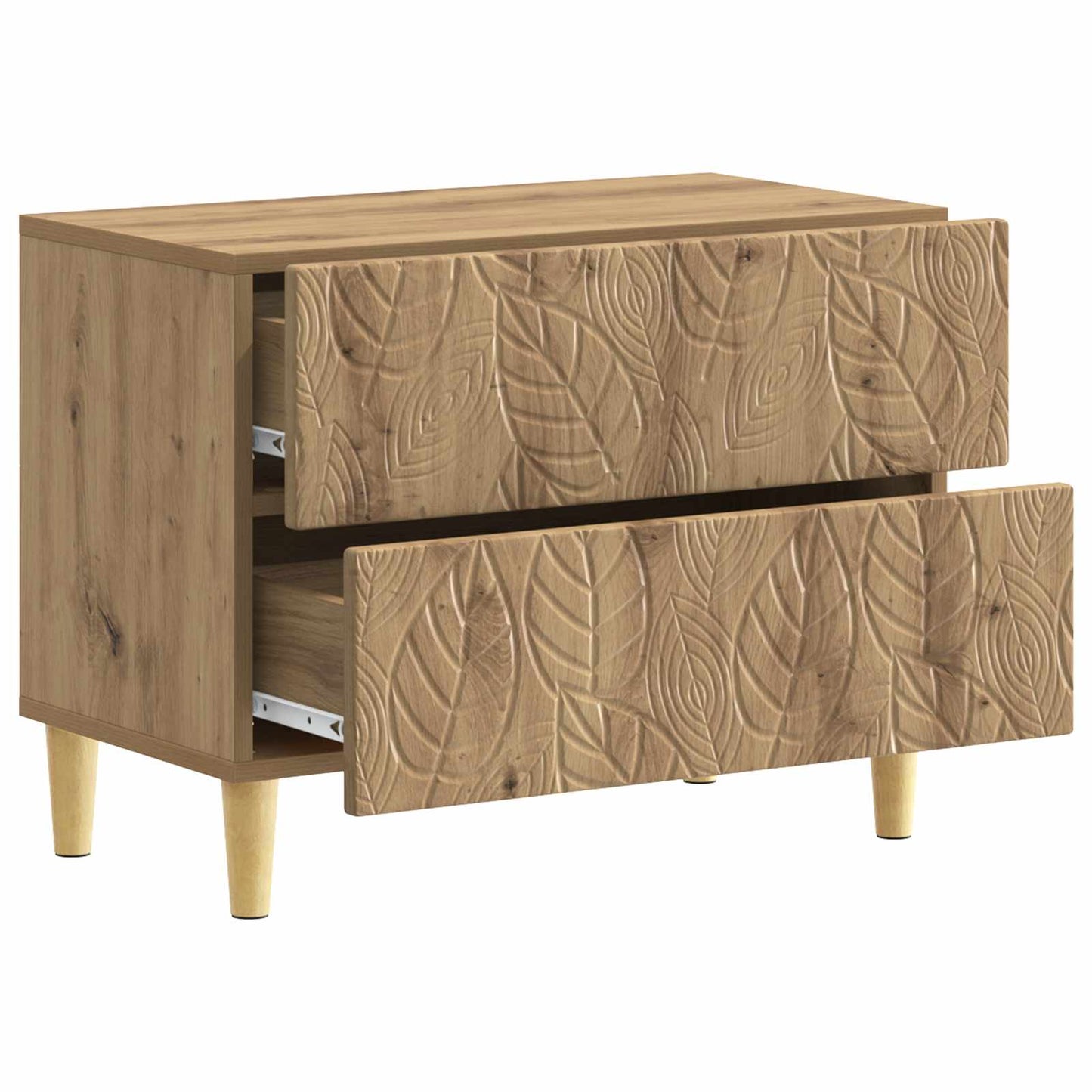 Comodino Rovere Artigianale 62 x 34,5 x 48 cm | homemem39