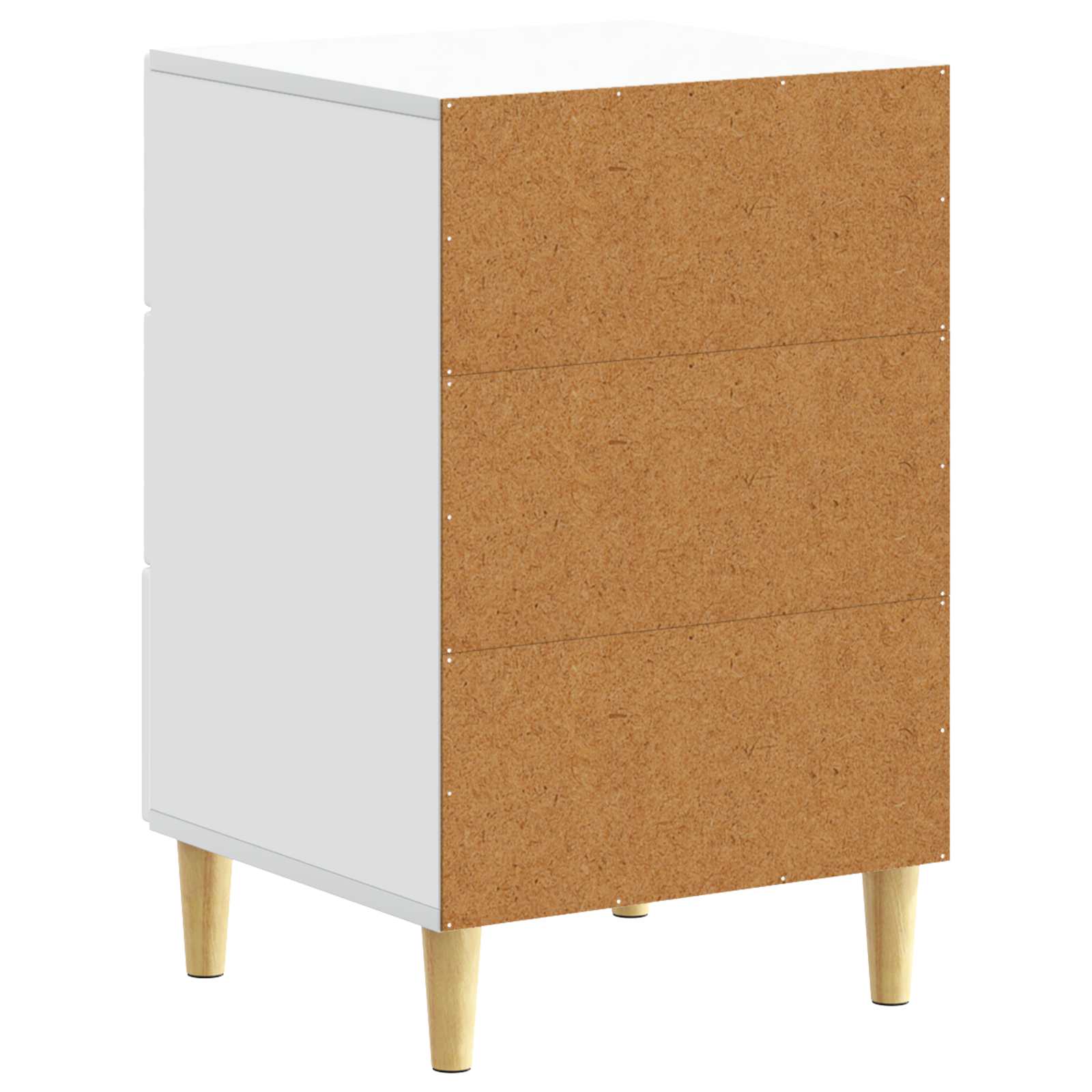 Comodino Bianco 43 x 39,5 x 66,5 cm Legno ingegnerizzato | homemem39