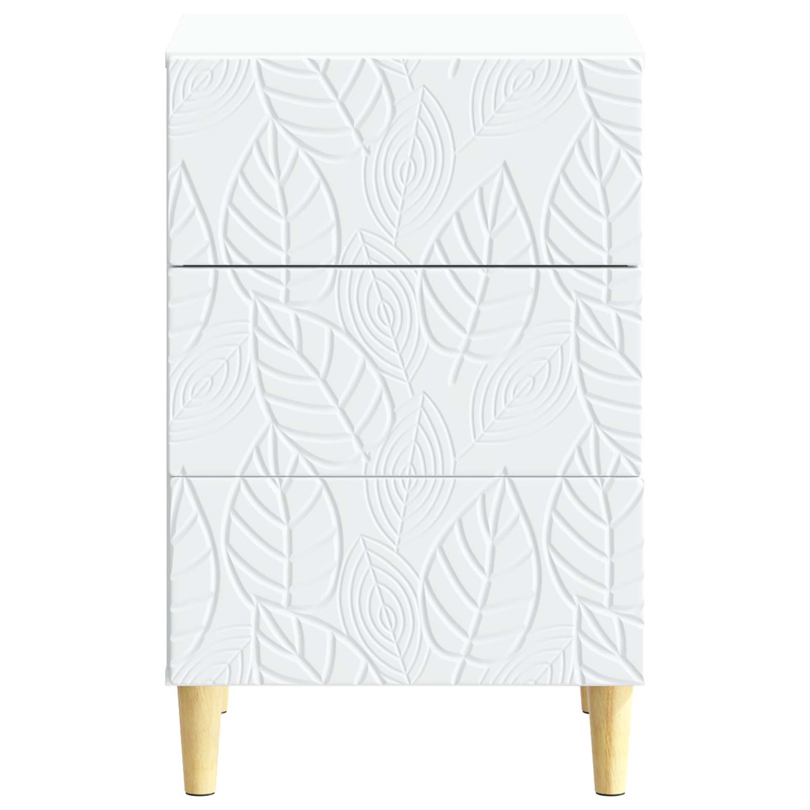Comodino Bianco 43 x 39,5 x 66,5 cm Legno ingegnerizzato | homemem39
