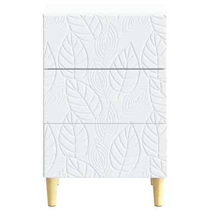 Comodino Bianco 43 x 39,5 x 66,5 cm Legno ingegnerizzato | homemem39